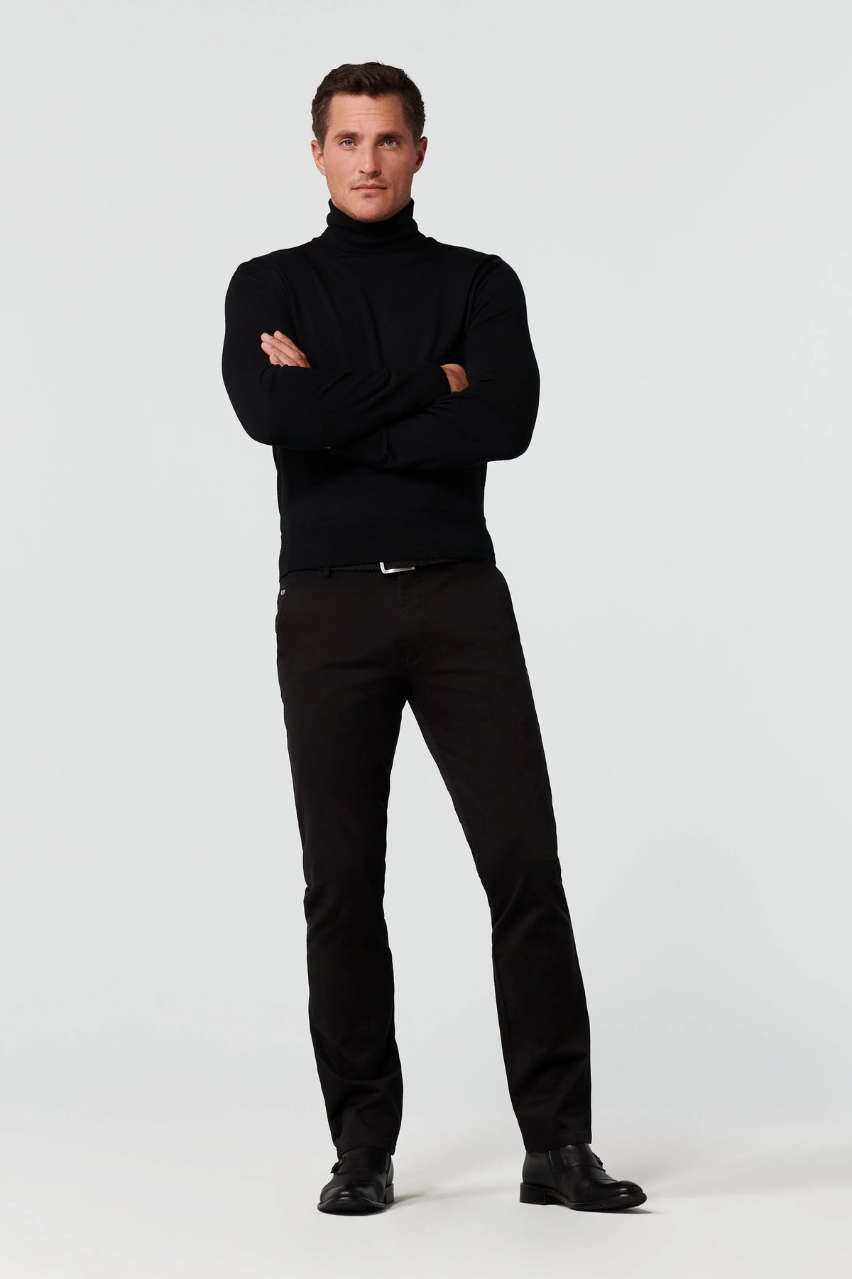 Meyer Roma Regular Chinos i svart