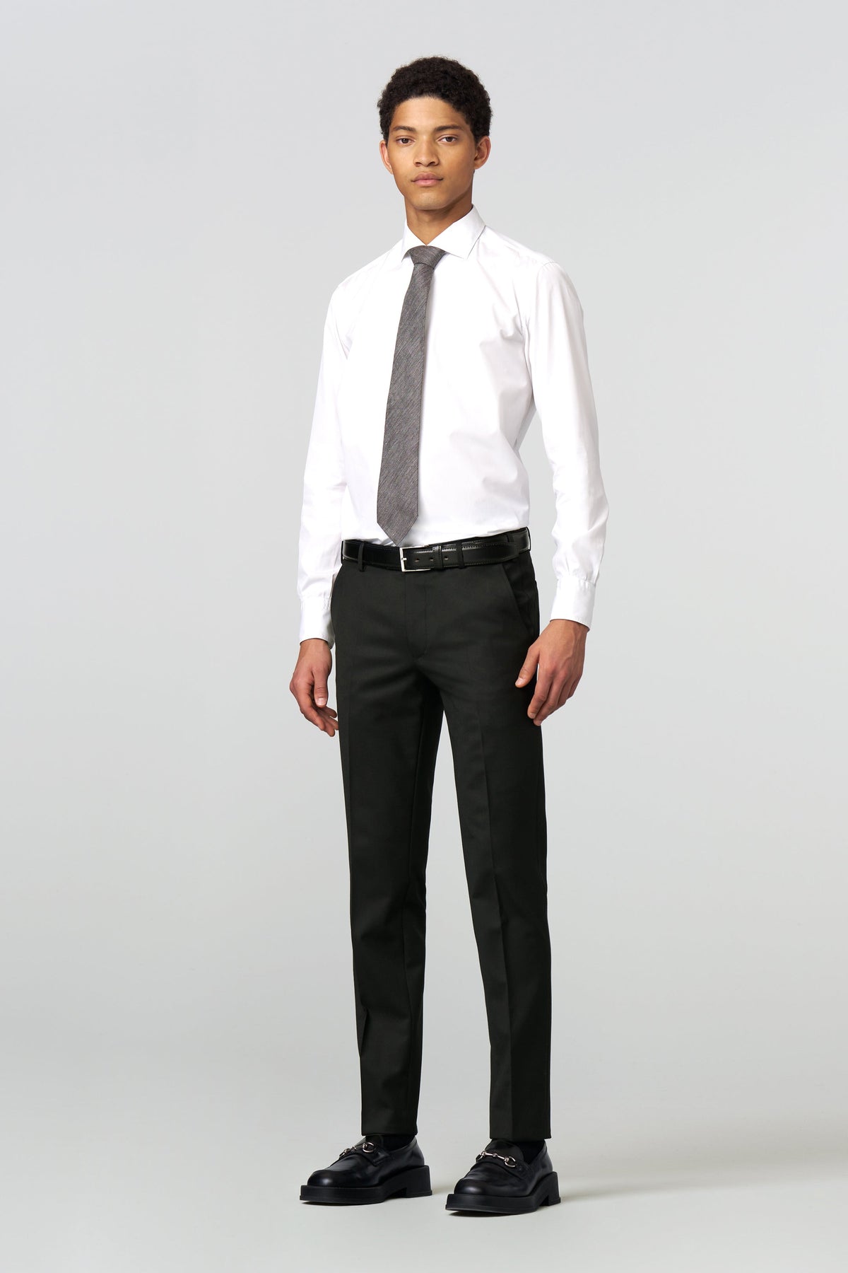 Roma Premium Soft Twill Byxor - Svart – baksida