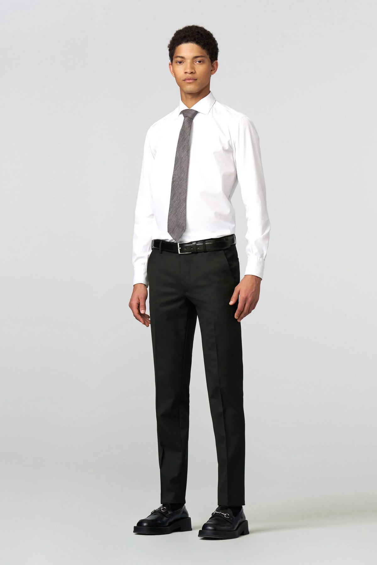 Meyer Roma Premium Soft Twill byxor i svart för herr