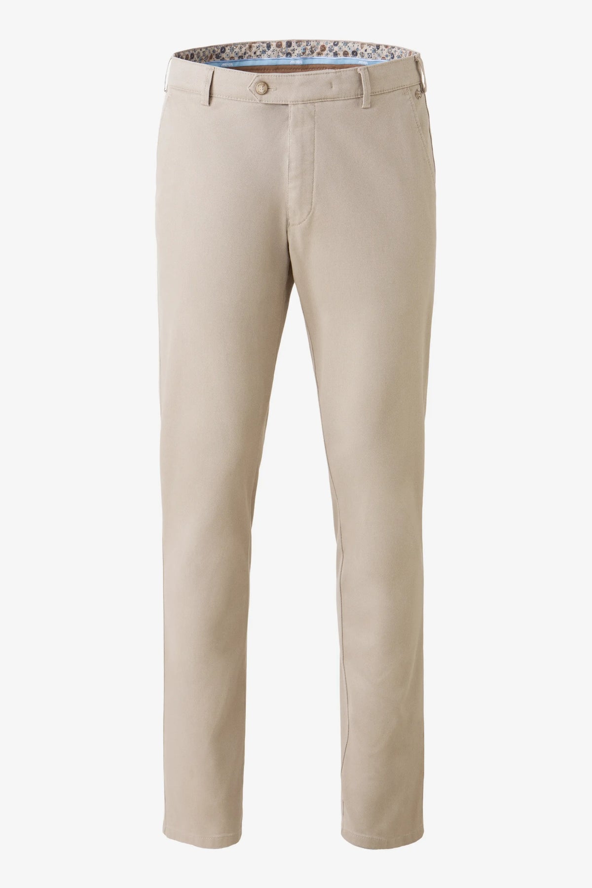 Bonn Canvas Look Chinos - Beige – modellbild