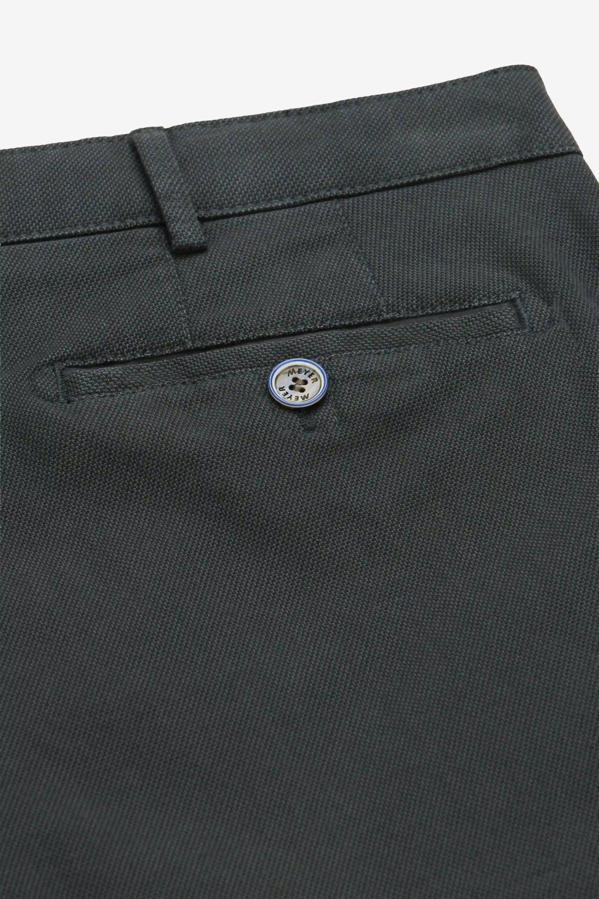 Roma Micro Fantasy Chinos - Kolgrå – närbild