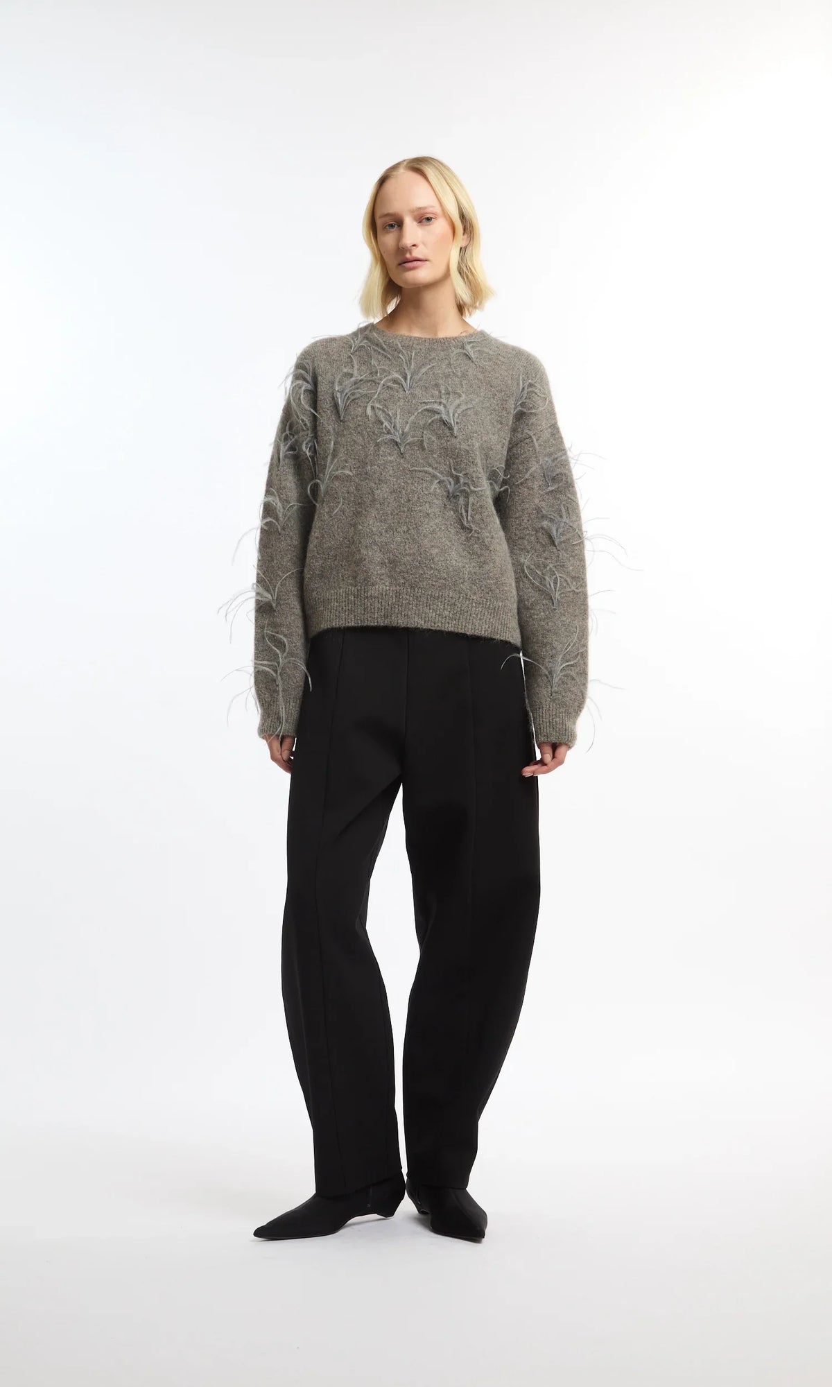 Mirella Sweater - Antracit Melange – bild 1