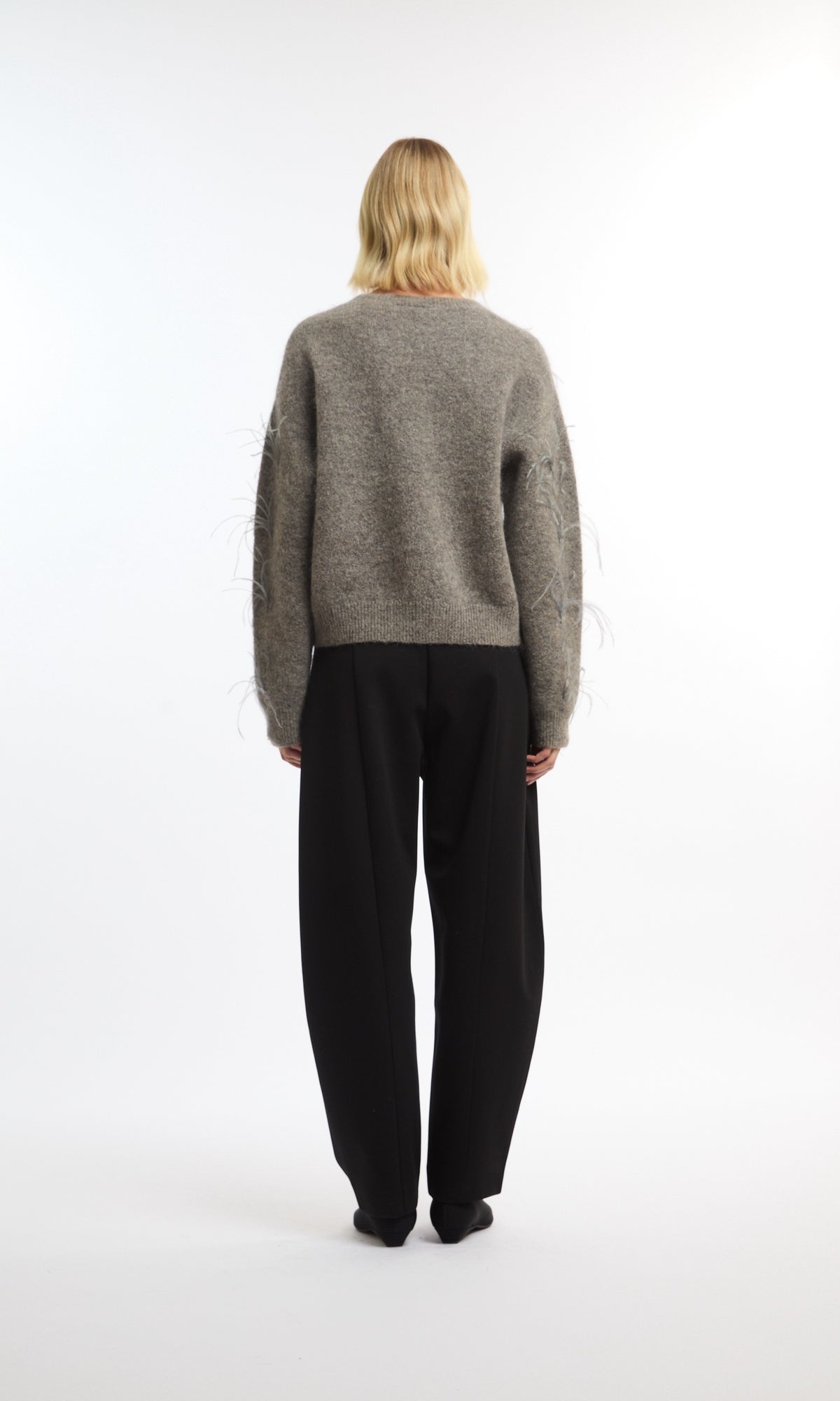 Mirella Sweater - Antracit Melange – bild 5