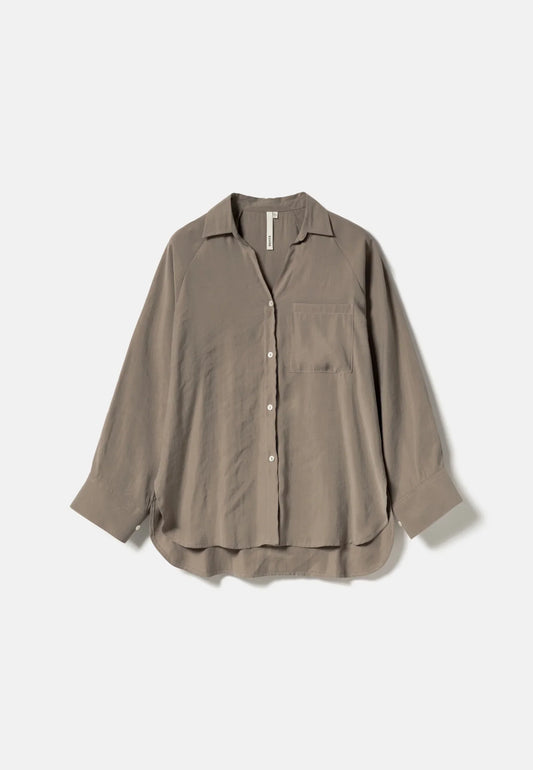 Milena skjorta clay beige overshirt herr