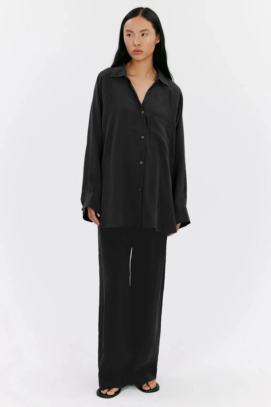 Milena ELVINE svart blus dam