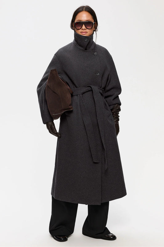 Milleah W´s jacket - dark grey melange