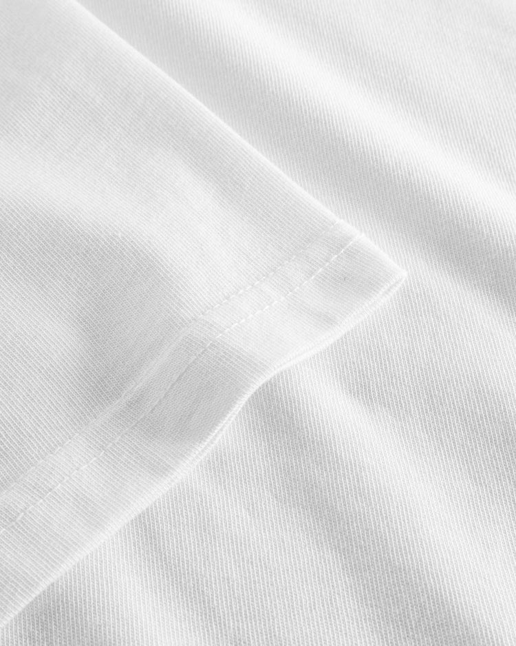 Nikben vit t-shirt herr bomull