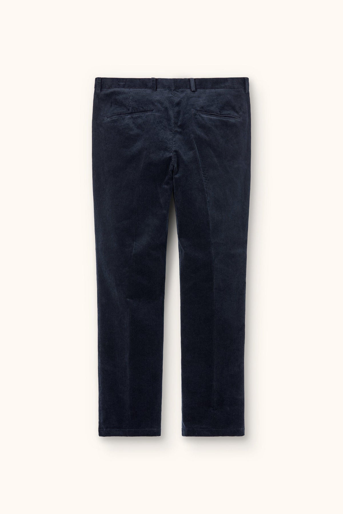 Dandy Regular Fit Manchesterbyxor - Mörkblå – produktbild baksida