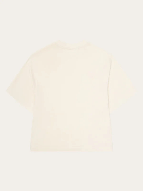 Relaxed t-shirt egret vit t-shirt herr