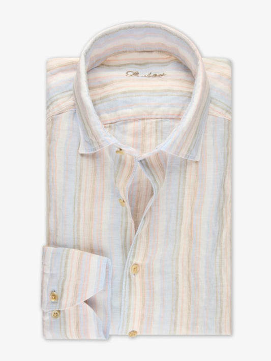 Regular, C72 RC cuff Casual - 102 Light blue stripe