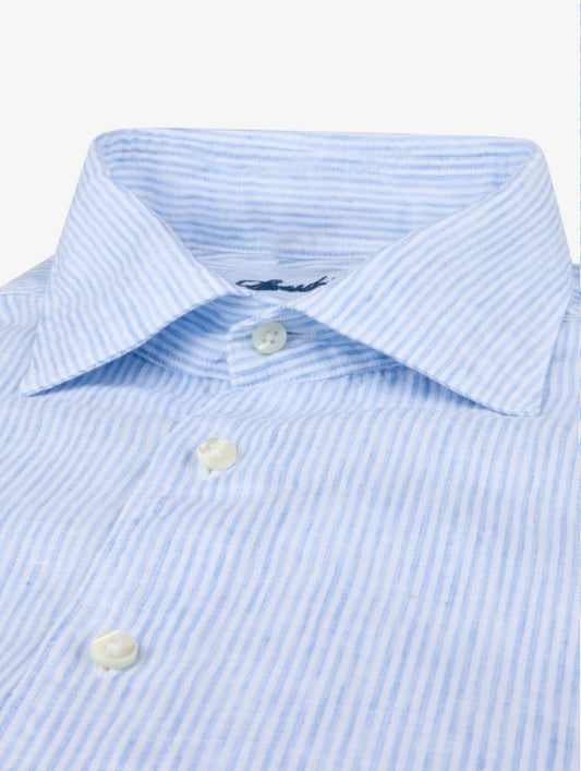 Regular, C72 RC cuff Casual - 102 Light blue stripe