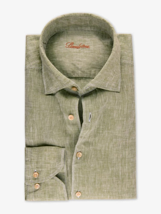 Linneskjorta Regular - 470 Green