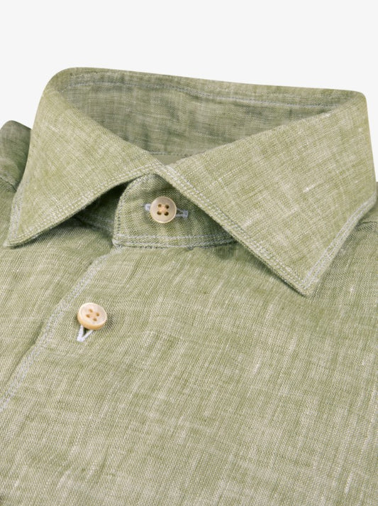 Linneskjorta Regular - 470 Green