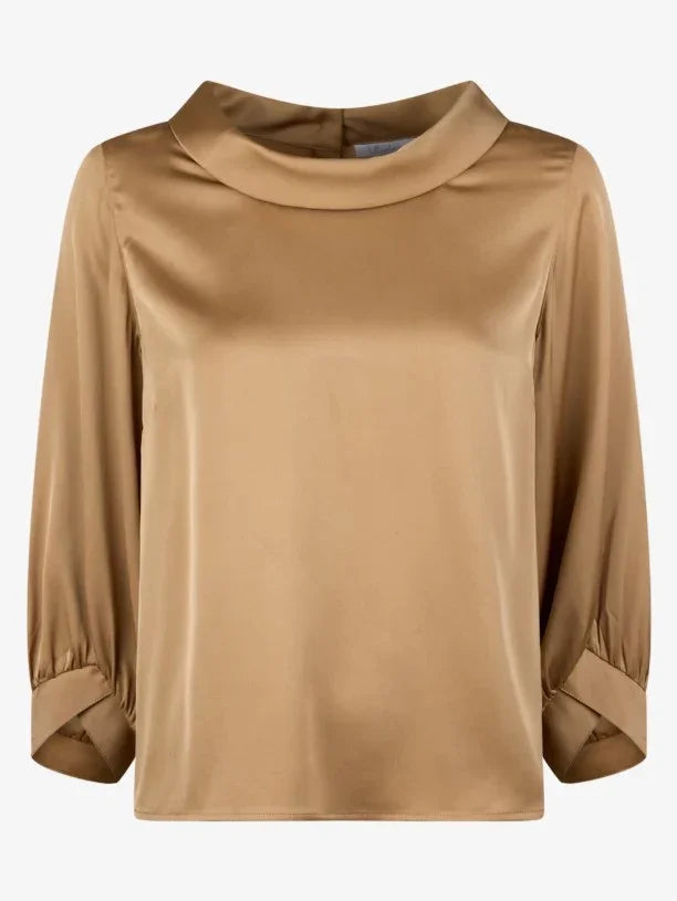 Stenströms MTO Mia sidenblus i beige
