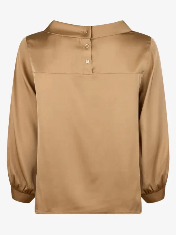 Stenströms MTO Mia sidenblus beige