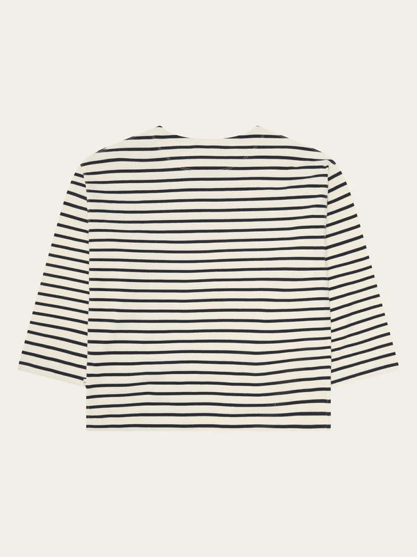 Stripe long sleeve t-shirt - Navy