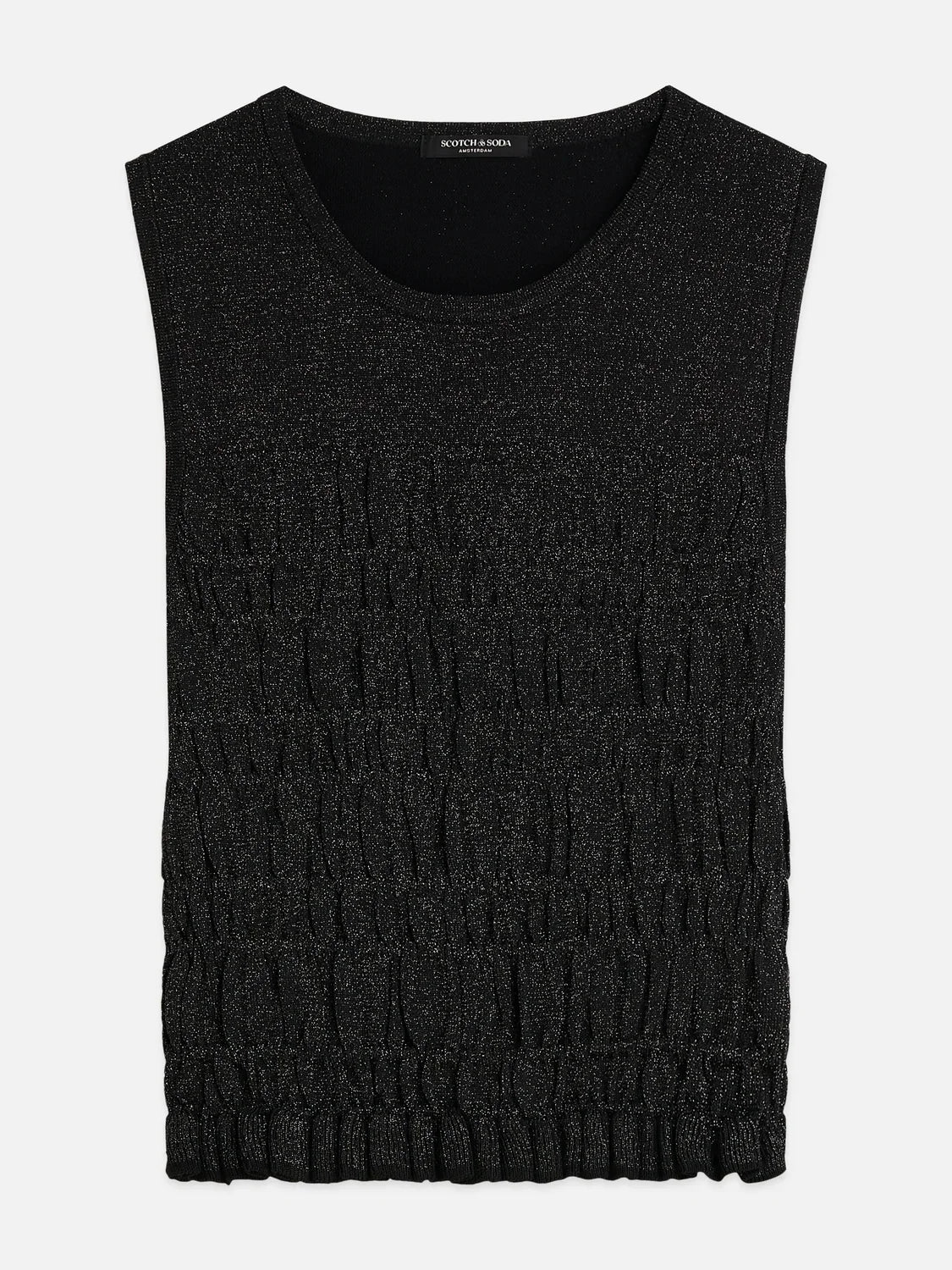Smock stitch knitted tank - Meteorite – bild 7