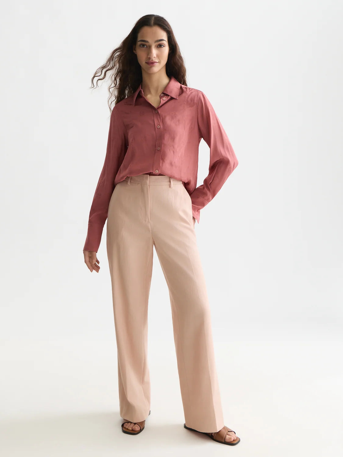Jacquard shirt - Withered Rose