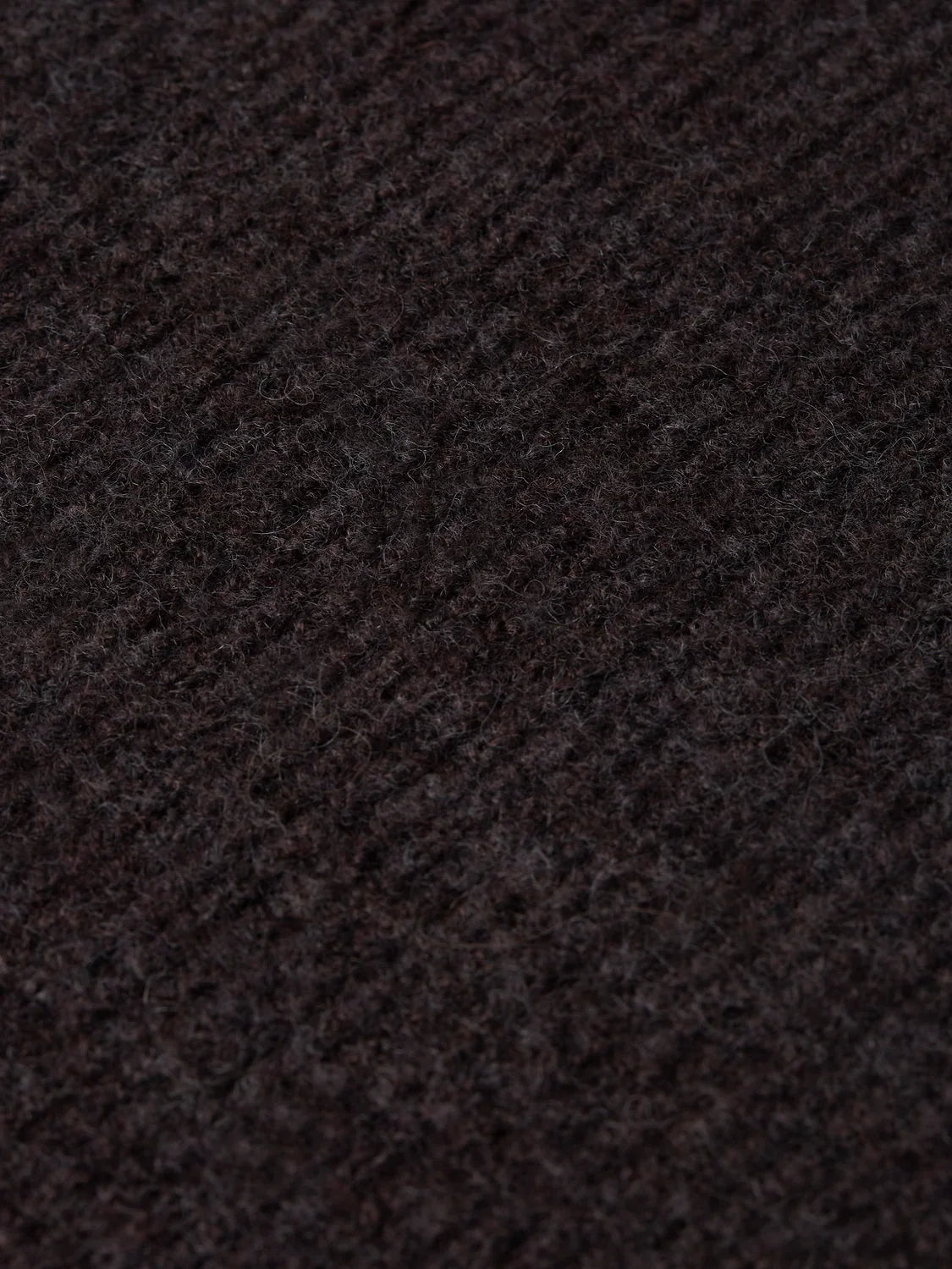 Fuzzy crew-neck pullover - Shale Melange – bild 7