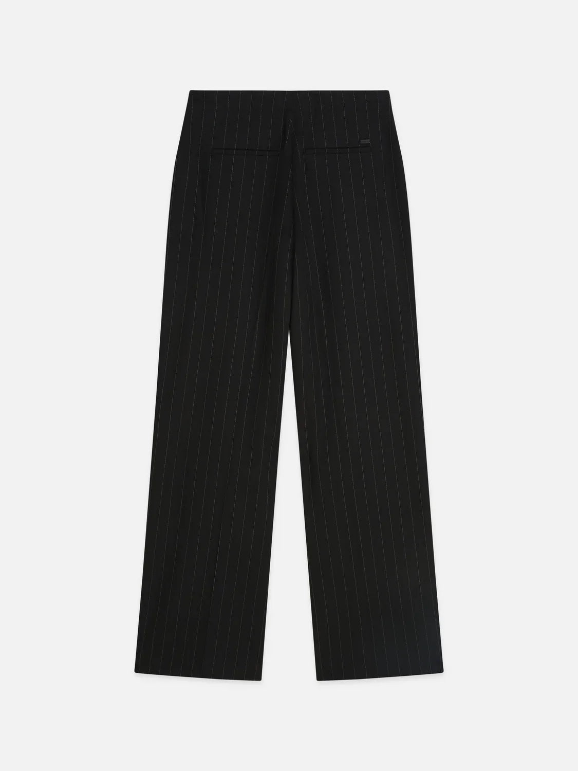 Lou - high-rise wide-leg lurex pinstripe pants - Meteorite – bild 6