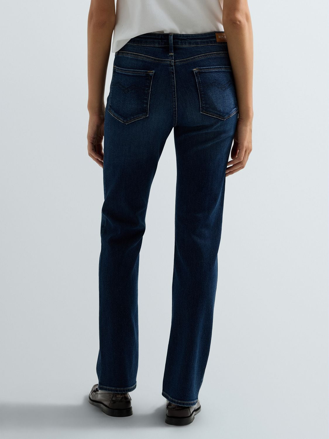 Zolie straight fit-jeans - Mörkblå – bild 3