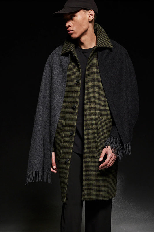 Woven Scarf Wool - Black