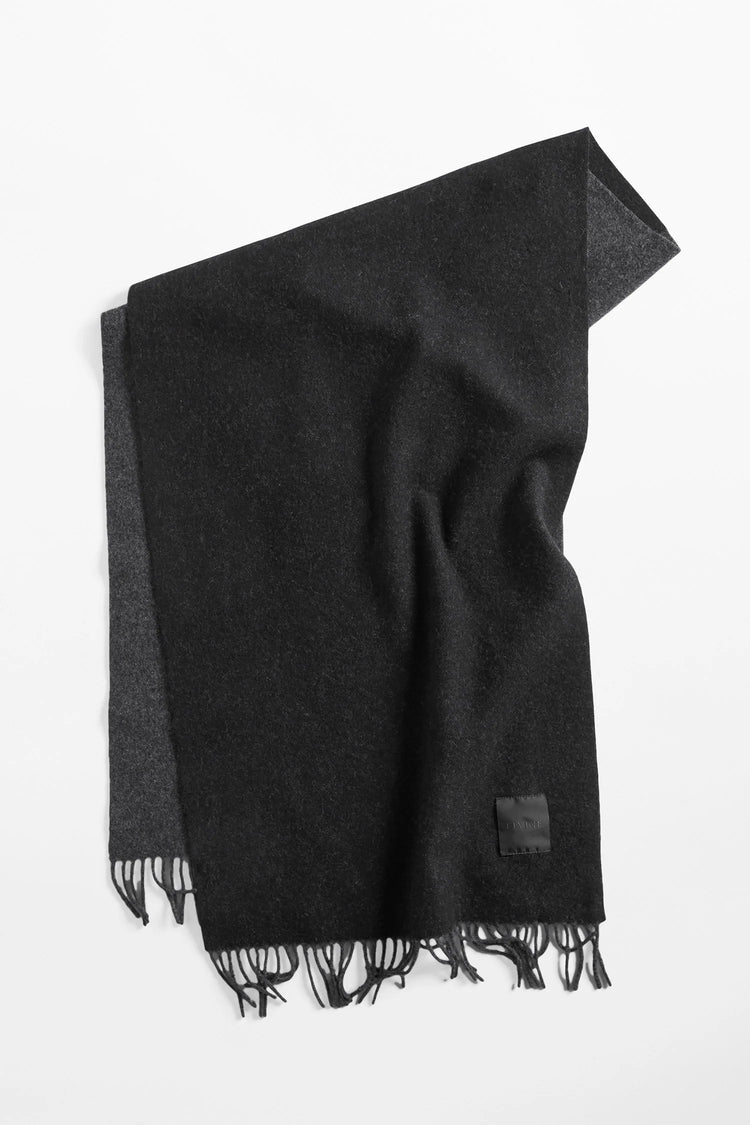 Woven Scarf Wool - Black