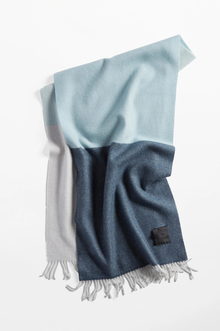 Woven Scarf Wool - Ice Blue