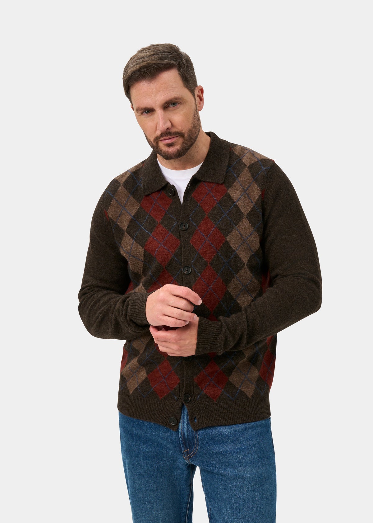 Buckton Argyle Front Shirt - A2670 - bild 5