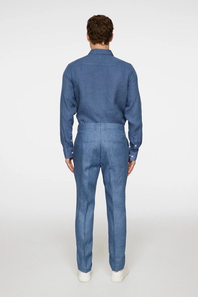 Grant Super Linen Pants - O539 Rain Washed