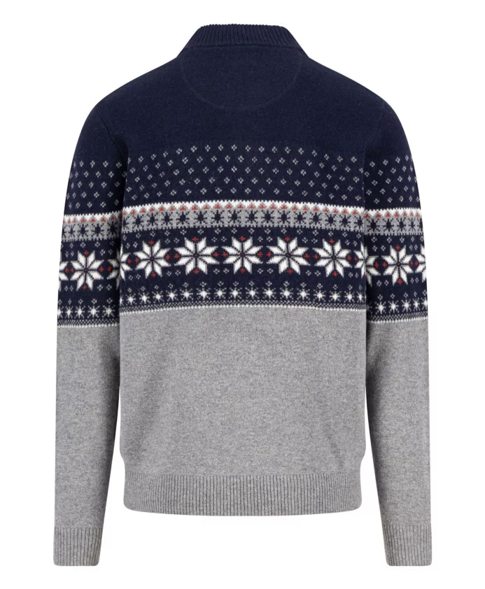 Zip Troyer, Fair Is, Lambswool*RWS - 690 navy