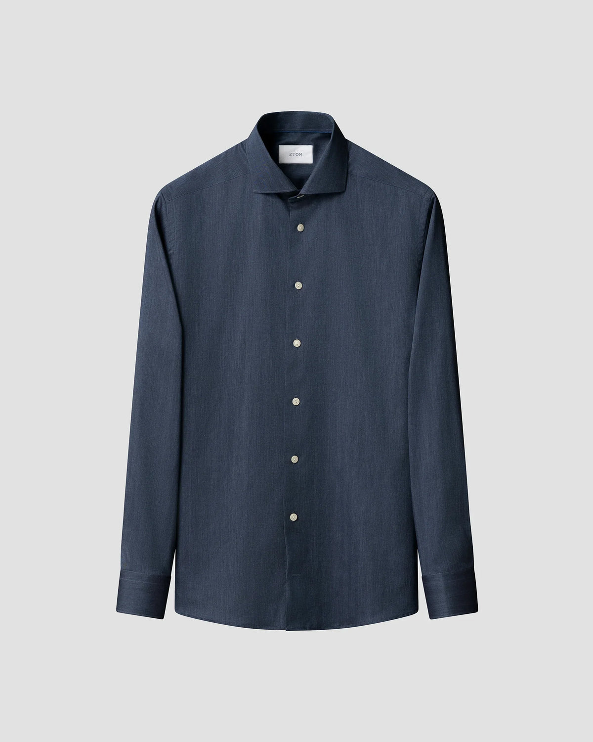 Eton marinblå skjorta slim fit herr