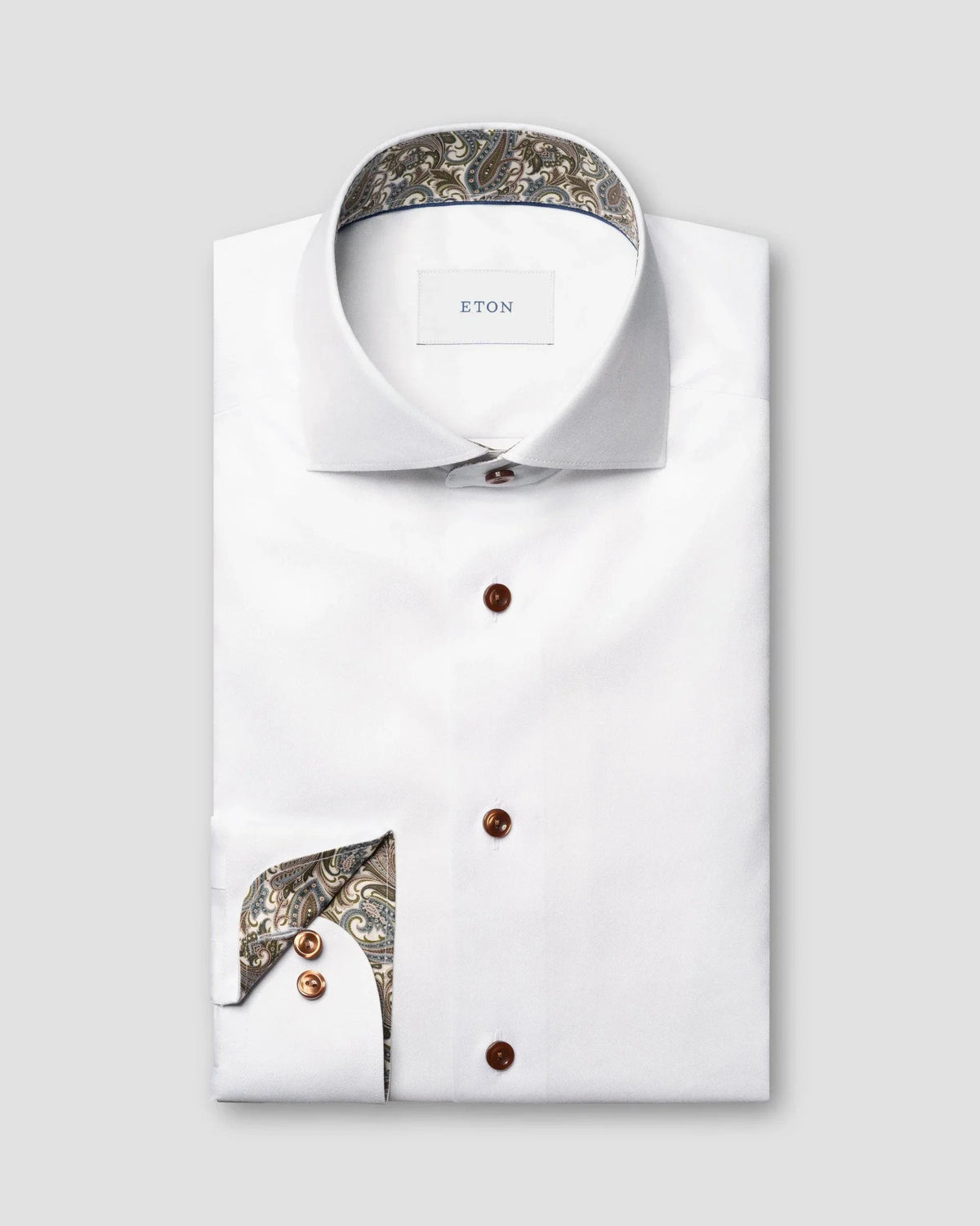 Eton vit skjorta slim fit herr