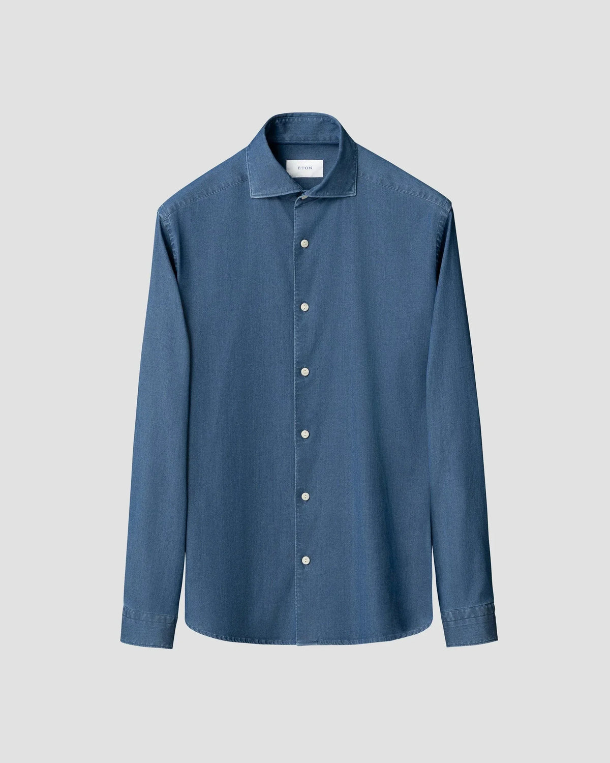 Eton blå skjorta casual fit herr