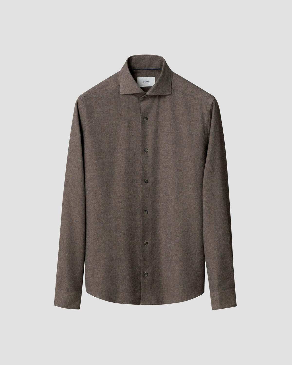 Eton brun skjorta casual fit herr