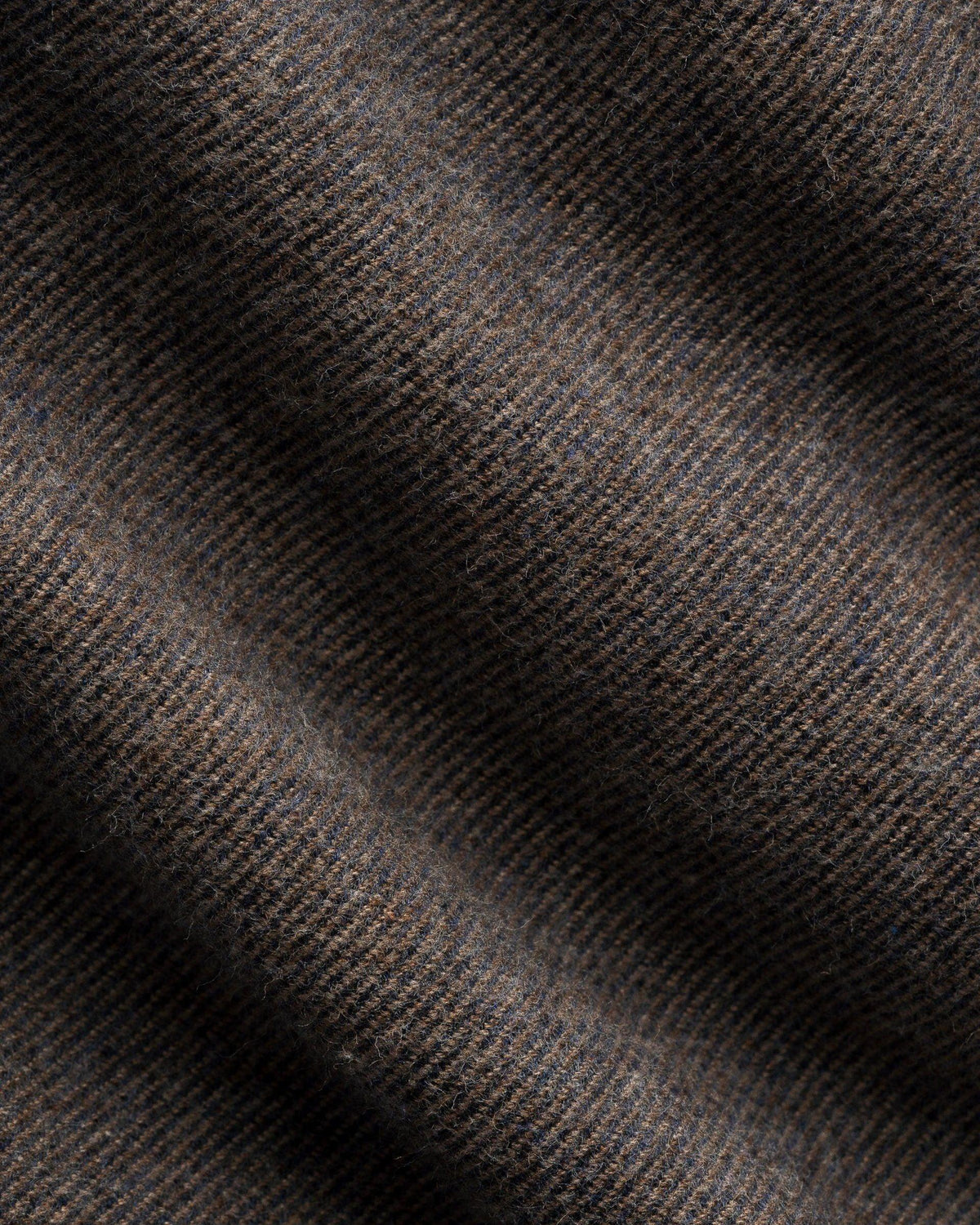 Eton brun texturerad tygdetalj casual fit