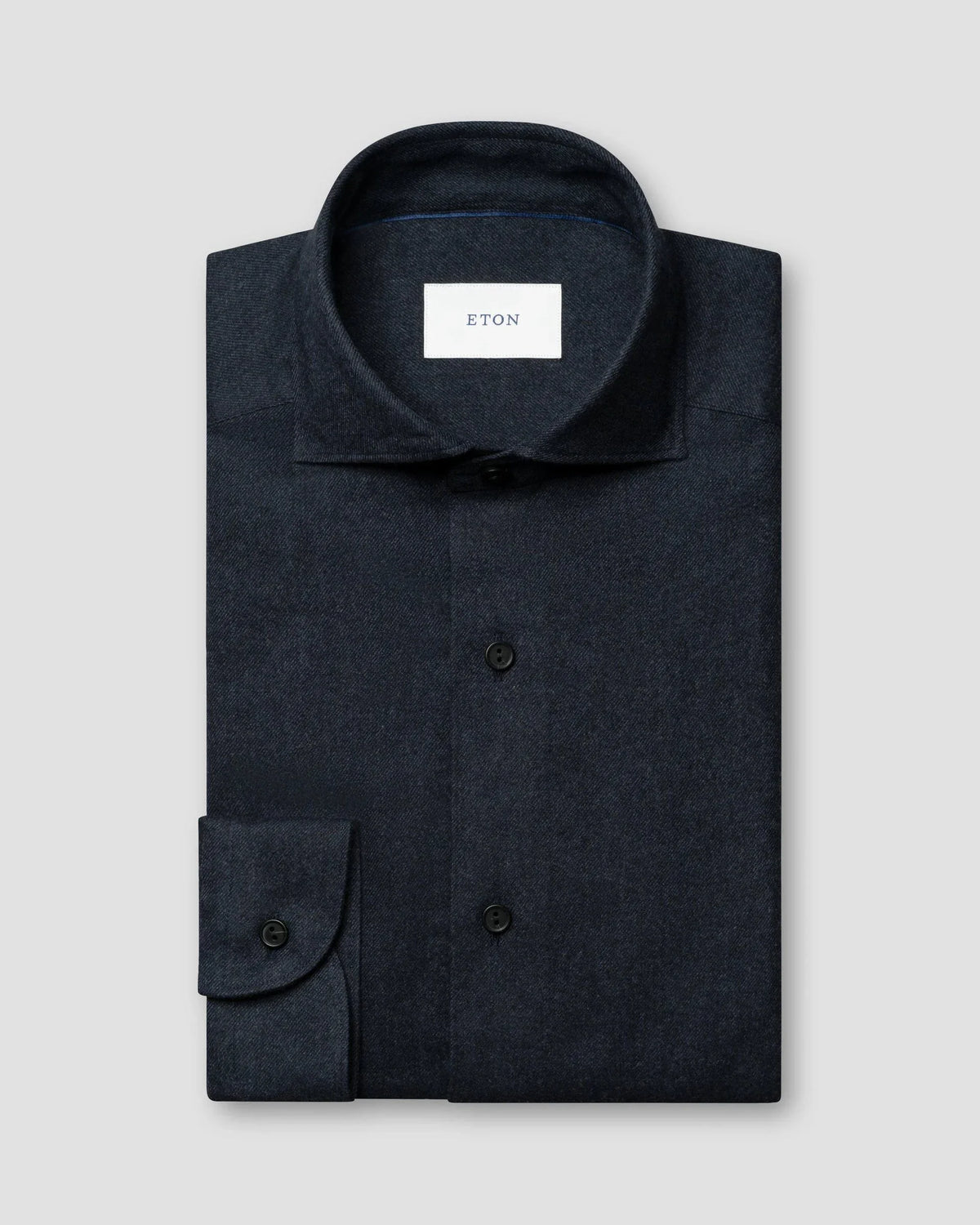 Eton mörkblå skjorta casual fit herr