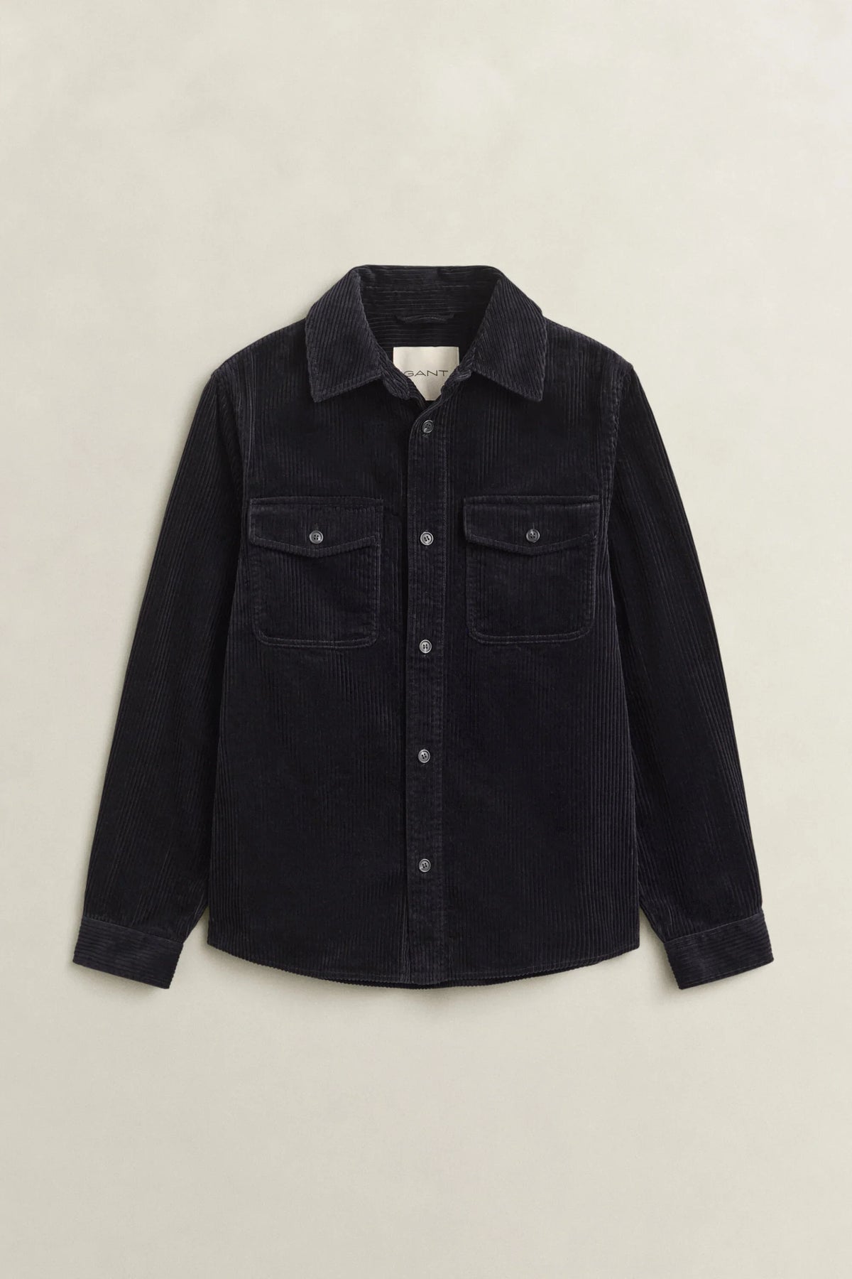 Gant mörkblå corduroy overshirt i evening blue