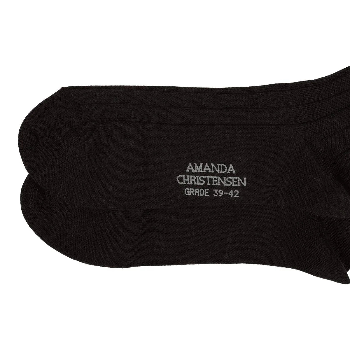 Grade Wide Rib Sock - 801 Brown melange – bild 2