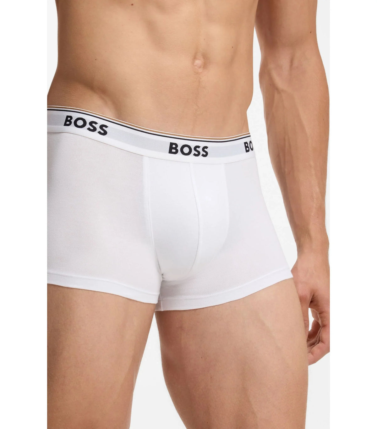 3-pack kalsonger i stretchig bomull - Vit