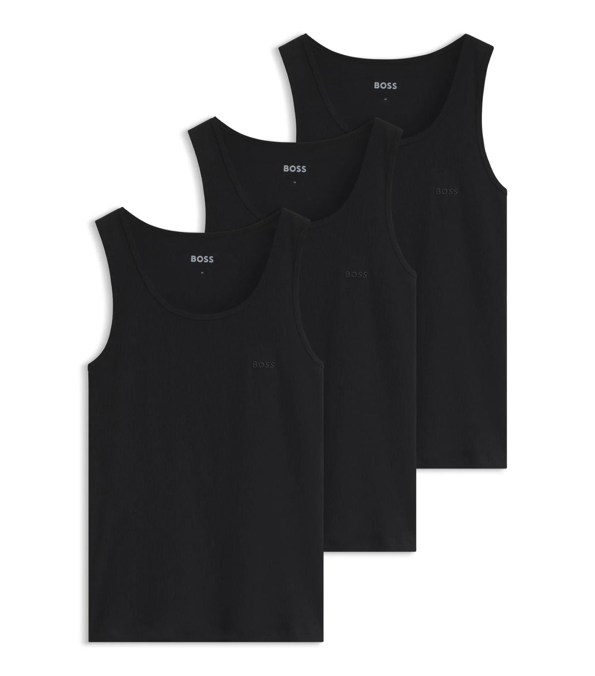 3-pack bomullsunderlinnen - Svart
