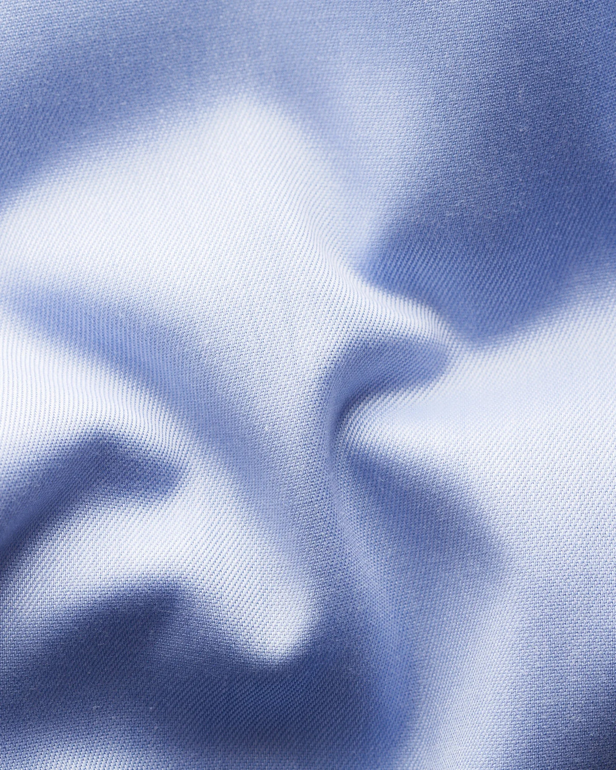 Signature Twill-skjorta Slim, extra långa ärmar - Ljusblå – detalj