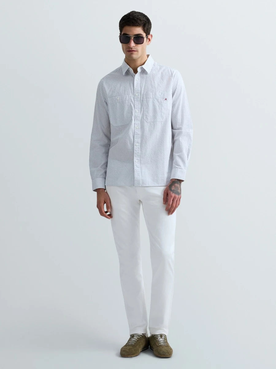 Anbass slim fit-jeans - Vit – bild 1