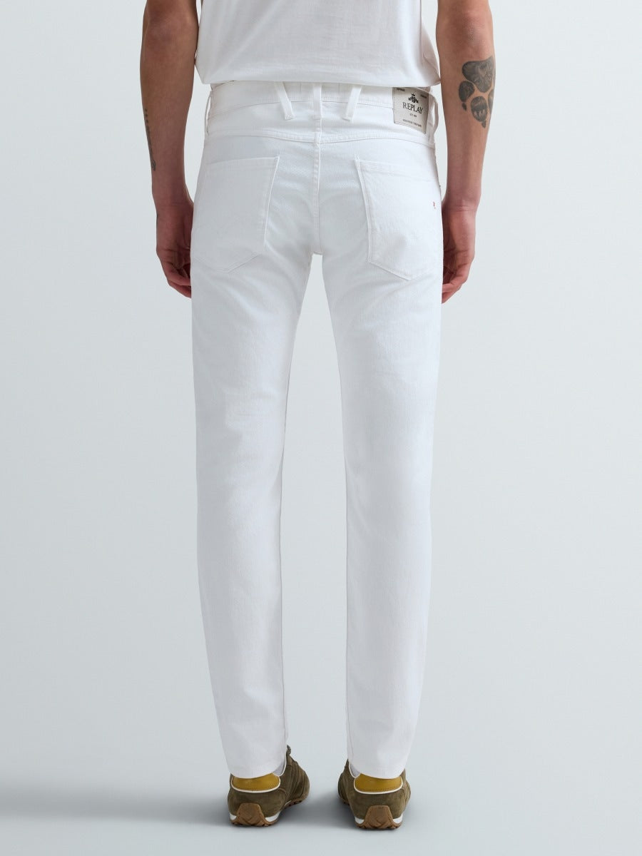 Anbass slim fit-jeans - Vit – bild 3