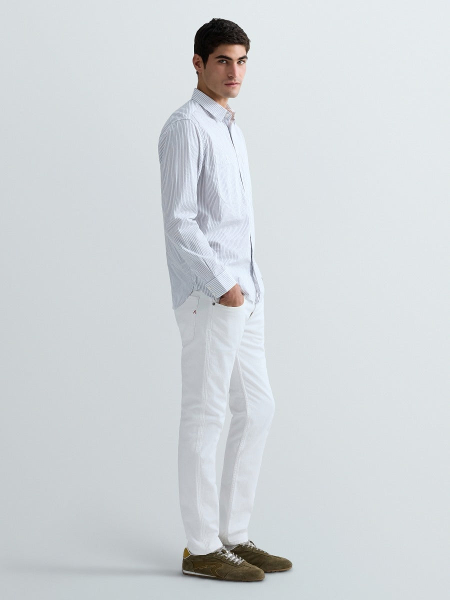 Anbass slim fit-jeans - Vit – bild 4
