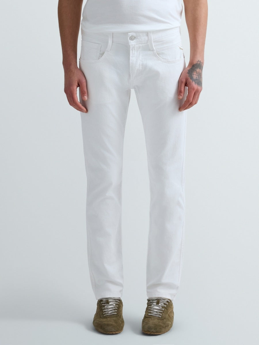 Anbass slim fit-jeans - Vit – bild 2
