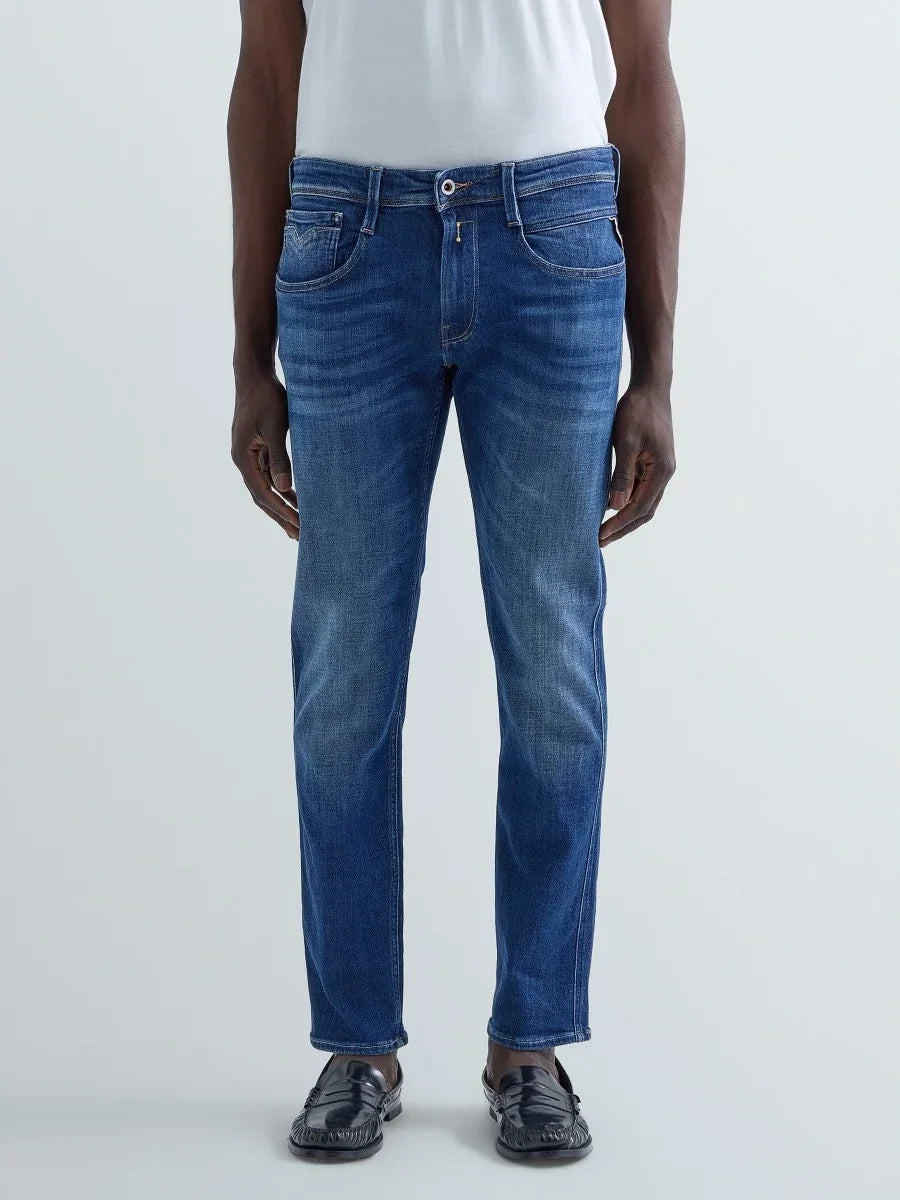 Replay Anbass 007 mörkblå jeans herr
