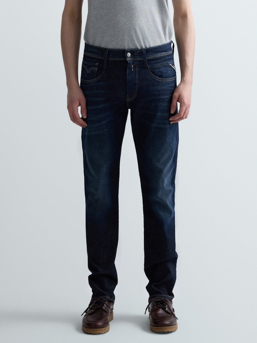 Anbass slim fit-jeans - Mörkblå (M914Y.661 730) – bild 2