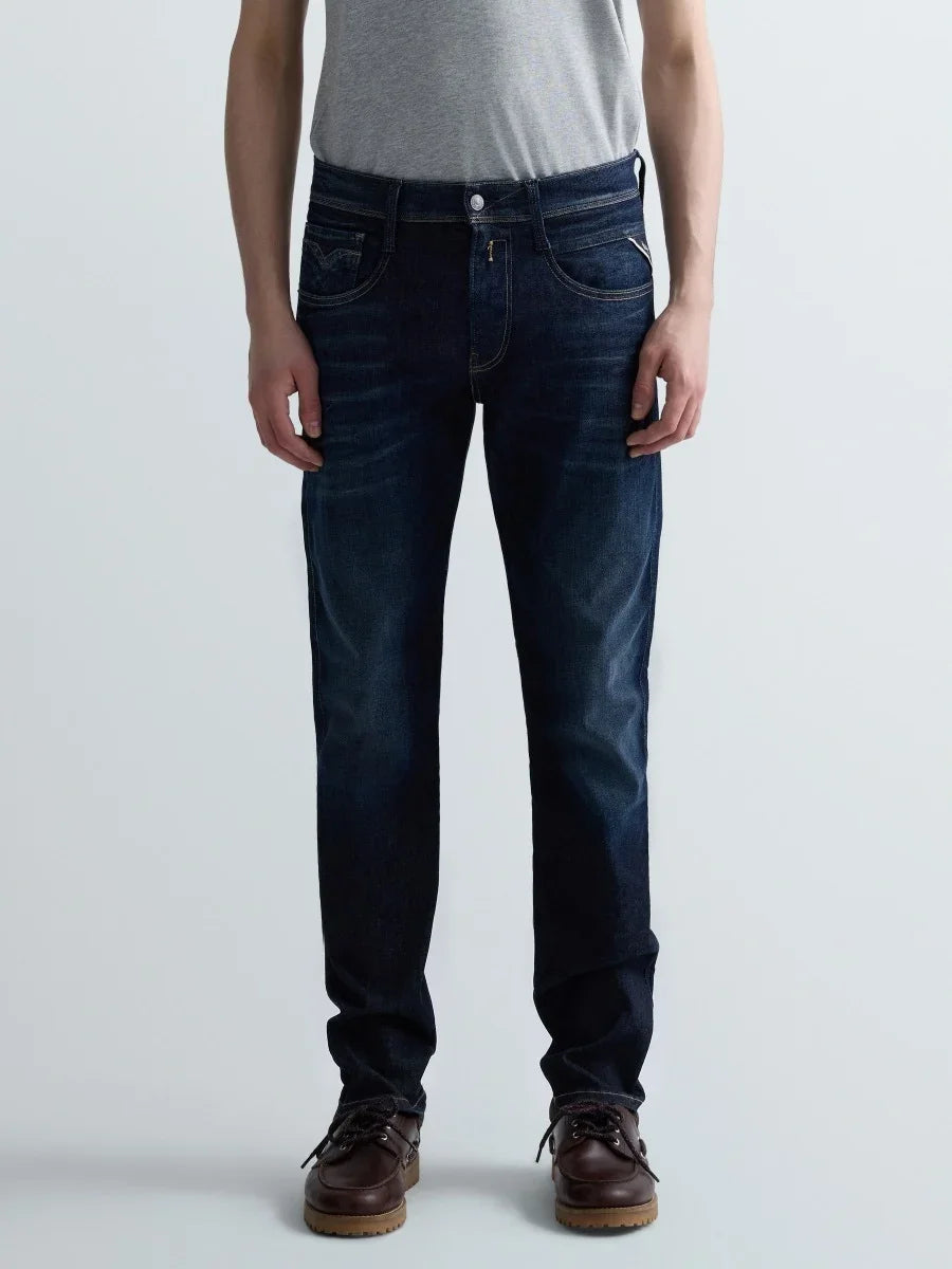 Replay ANBASS 007 mörkblå jeans herr