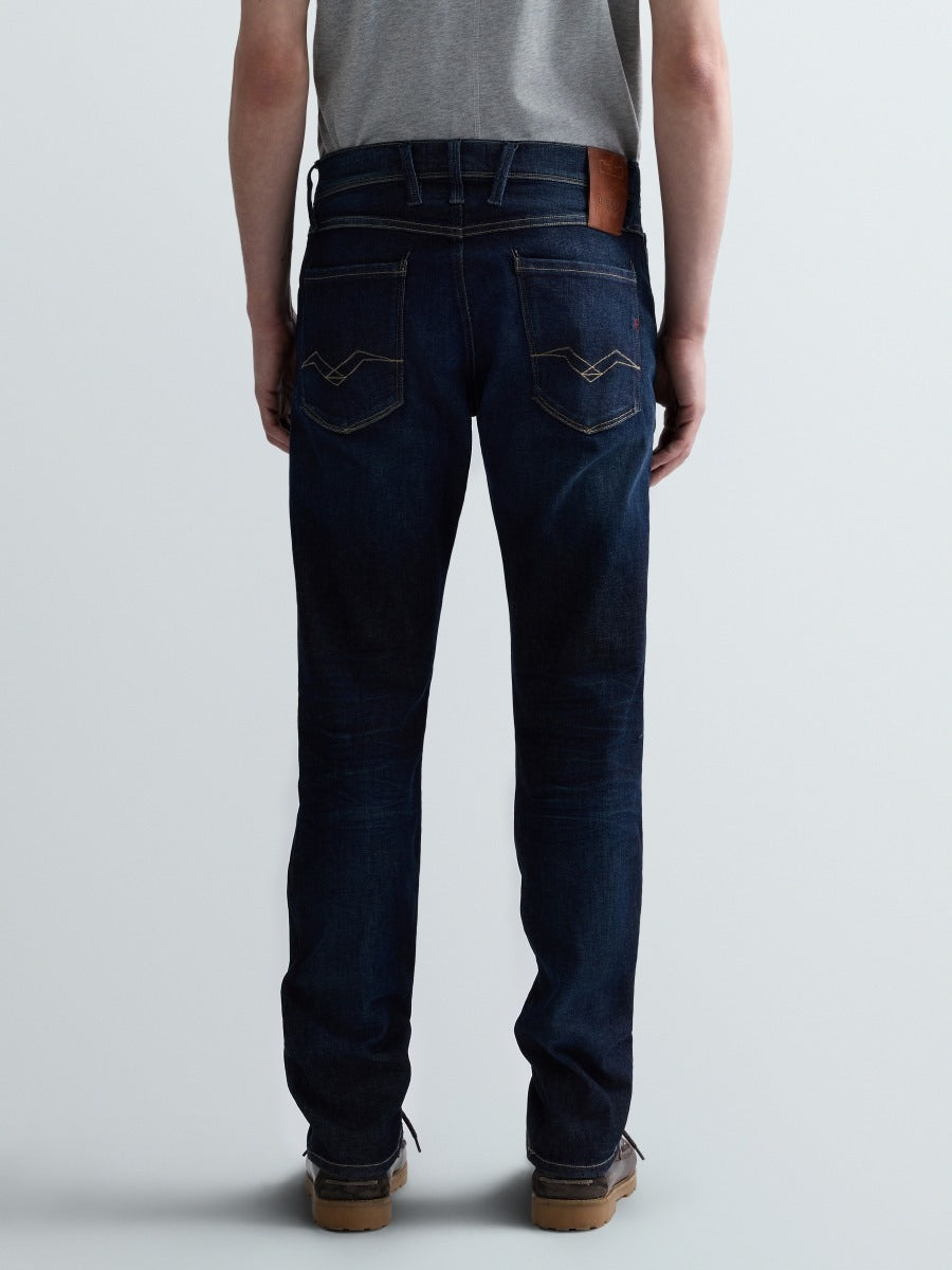 Anbass slim fit-jeans - Mörkblå (M914Y.661 730) – bild 3